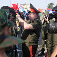 Церемония награждения победителей международных армейских конкурсов