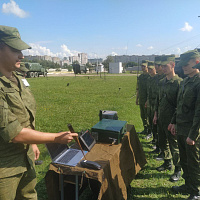 Занятия с офицерами-выпускниками на базе 74 опс