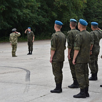 В Брест прибыл эшелон с воинским контингентом Российской Федерации