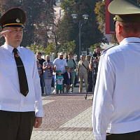 Первокурсники военно-транспортного факультета БелГУТа приняли Военную присягу