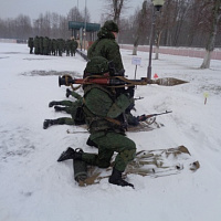 Показные занятия по обеспечению безопасности военной службы в 19 омбр