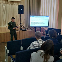 Зенитчики в гостях у кадетов