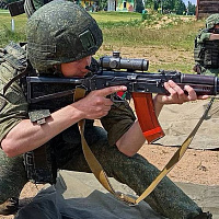 Плановые занятия по огневой подготовке в 56 опс