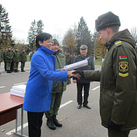 В кинологическом центре Вооружённых Сил состоялось чествование военнослужащих срочной военной службы