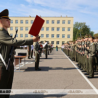 Военную присягу приняли