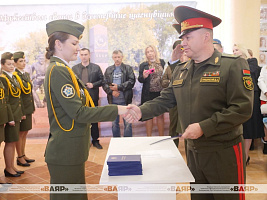В Военной академии Республики Беларусь состоялся юбилейный 40-й выпуск младших офицеров