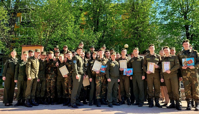 Чествование увольняемых в запас военнослужащих срочной службы в 49-й радиотехнической бригаде