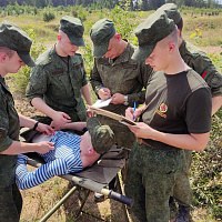 Тактико-специальное занятие «Помощь – 2024» с курсантами военно-медицинского института