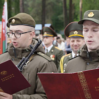 В 361 боо (ЦОВУ) состоялся ритуал приведения военнослужащих нового пополнения к Военной присяге