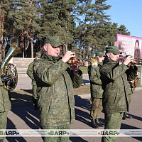 В пункт постоянной дислокации возвратилось одно из танковых подразделений 6 омбр, принимавшее участие в комплексном учении с войсками ЗОК