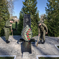 Зенитчики приняли участие в республиканском субботнике 