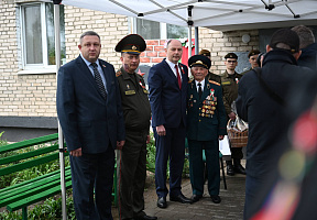 В Слуцке поздравили ветерана Великой Отечественной войны