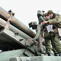 Контрольные занятия на полигоне 