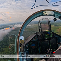 Продолжается летно-тактическое учение с авиационными воинскими частями ВВС и войск ПВО