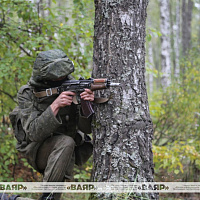 В рамках батальонного тактического учения