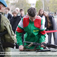 На базе бригады специального назначения прошёл районный этап военно-патриотической игры «Орлёнок»