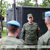 Сбор со специалистами радиосвязи и спутниковой связи Вооруженных Сил