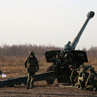 Полевой выход 111-й гвардейской артиллерийской бригады