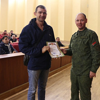 Чествование военнослужащих