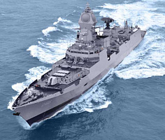 В состав ВМС Индии введен новый эскадренный миноносец Visakhapatnam