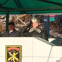 В 11 омбр более 200 новобранцев произнесли слова клятвы на верность Родине