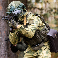 Занятия по тактике с курсантами Военной академии