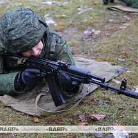 Занятия по огневой подготовке с военнослужащими 120 омбр