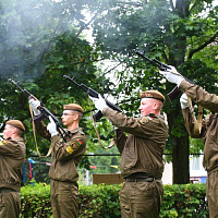Митинг, посвящённый Дню освобождения города Слонима от немецко-фашистских захватчиков