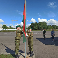 Открытие военно-патриотического лагеря