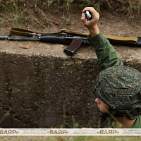 Занятия с курсантами Военной академии по огневой подготовке