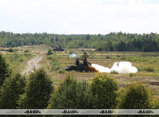 Боевая стрельба на учебном полигоне ВВС и войск ПВО