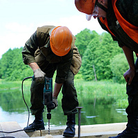 Занятие по специальной подготовке с офицерами запаса