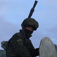 Тактическое учение с гвардейцами