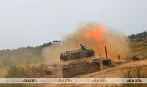 Военнослужащие танкового подразделения 19 омбр выполнили упражнение контрольных стрельб