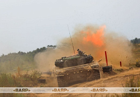 Военнослужащие танкового подразделения 19 омбр выполнили упражнение контрольных стрельб