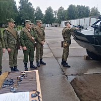 Курсанты 59 шпс 72 ОУЦ сдали квалификационный экзамен на получение военно-учетной специальности