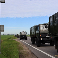 Военнослужащие 361 боо (ЦОВУ) совершили 50-километровый марш