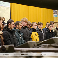 В БНТУ проходит профессионально-ориентационная акция «Один день из жизни курсанта»