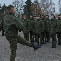 Занятия с личным составом нового пополнения 74 опс