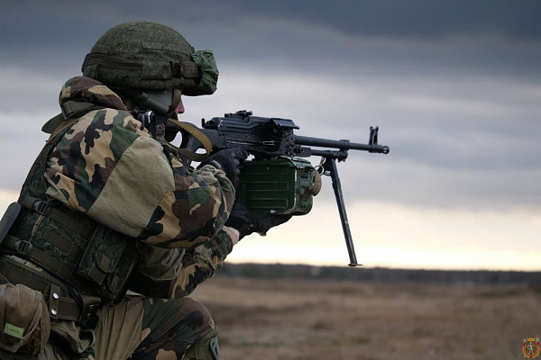 На Брестском полигоне прошли показные занятия по боевой подготовке