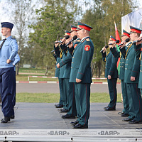 На полигоне под Борисовом состоялся праздничный концерт 