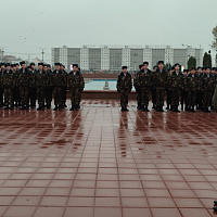 Чествование военнослужащих, увольняемых в запас