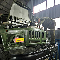 В 65-й автомобильной бригаде проводится перевод техники на зимний режим эксплуатации