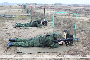 Занятие по огневой подготовке с новым пополнением 6 омбр