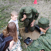 Связисты на праздничных площадках Минска