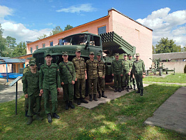 Курсанты военного факультета в БГАА посетили музей 46-го арсенала ракет и боеприпасов