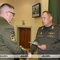В Гродненском гарнизоне прошло торжественное собрание, посвященное 85-летию 1134 ВКМЦ