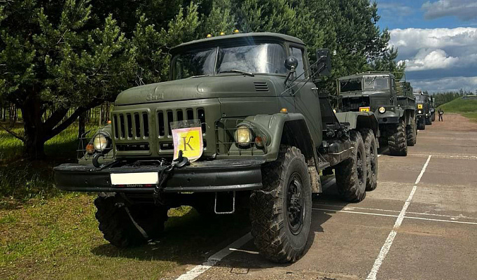 Военнослужащие 377 зрп совершили 50-километровый марш