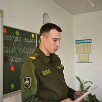 Военнослужащие Вооружённых Сил приняли участие в торжественных мероприятиях, посвящённых Дню знаний