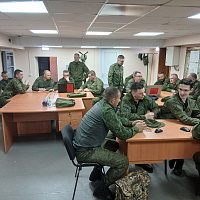 Учебный сбор с офицерами запаса, предназначенными в органы управления и воинские части ТерО
